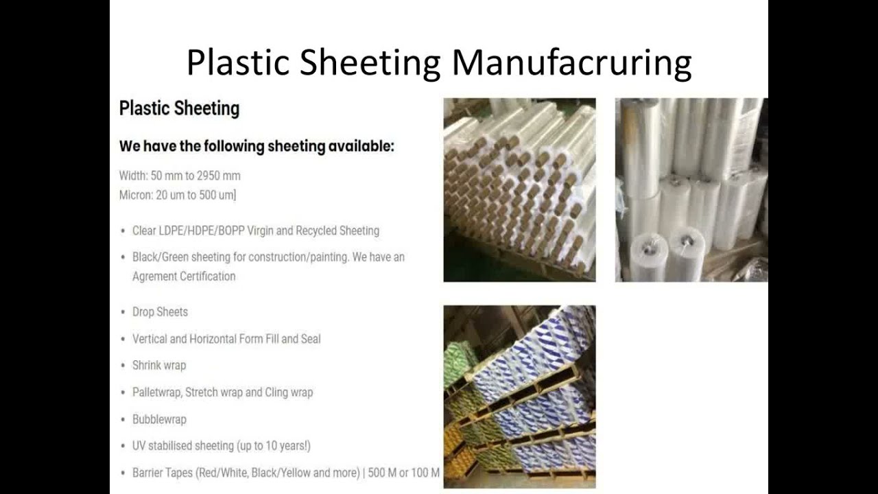 Plastic manufacturing and wholesaler company in Johannesburg YouTube