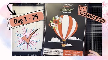Spellbinders Advent Calendar recap 1-24
