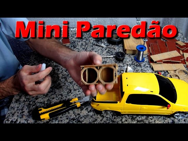 UMBOXING + TESTE DOS NOVOS MODELOS DE MINI PAREDÃO! MINI QUADRIWAY