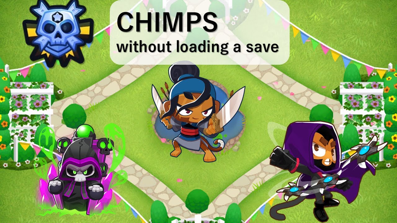 BloonsTD6 中庭（Quad）CHIMPS ノーコンテニュークリア with sauda