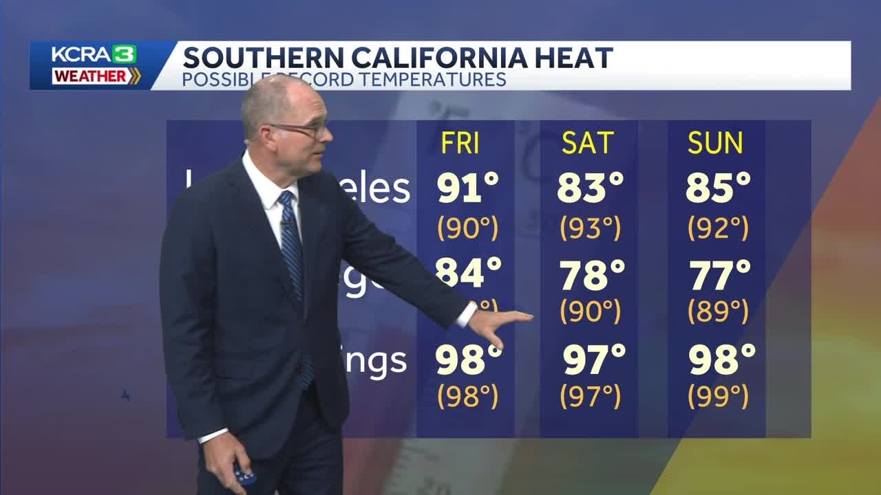 NorCal forecast: Warm weekend, Record highs likely next week - YouTube