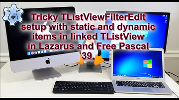 Tricky TListViewFilterEdit setup with static and dynamic items in linked TListView #freepascal