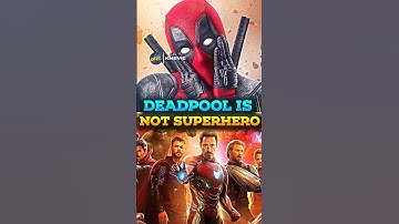 Deadpool is Not Superhero Like Iron Man #deadpool #ironman #shorts #viral #ashortaday #mcu
