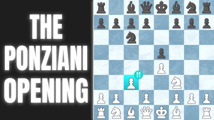 Ponziani Opening: Jaenisch Counter Attack #chessopenings #chess