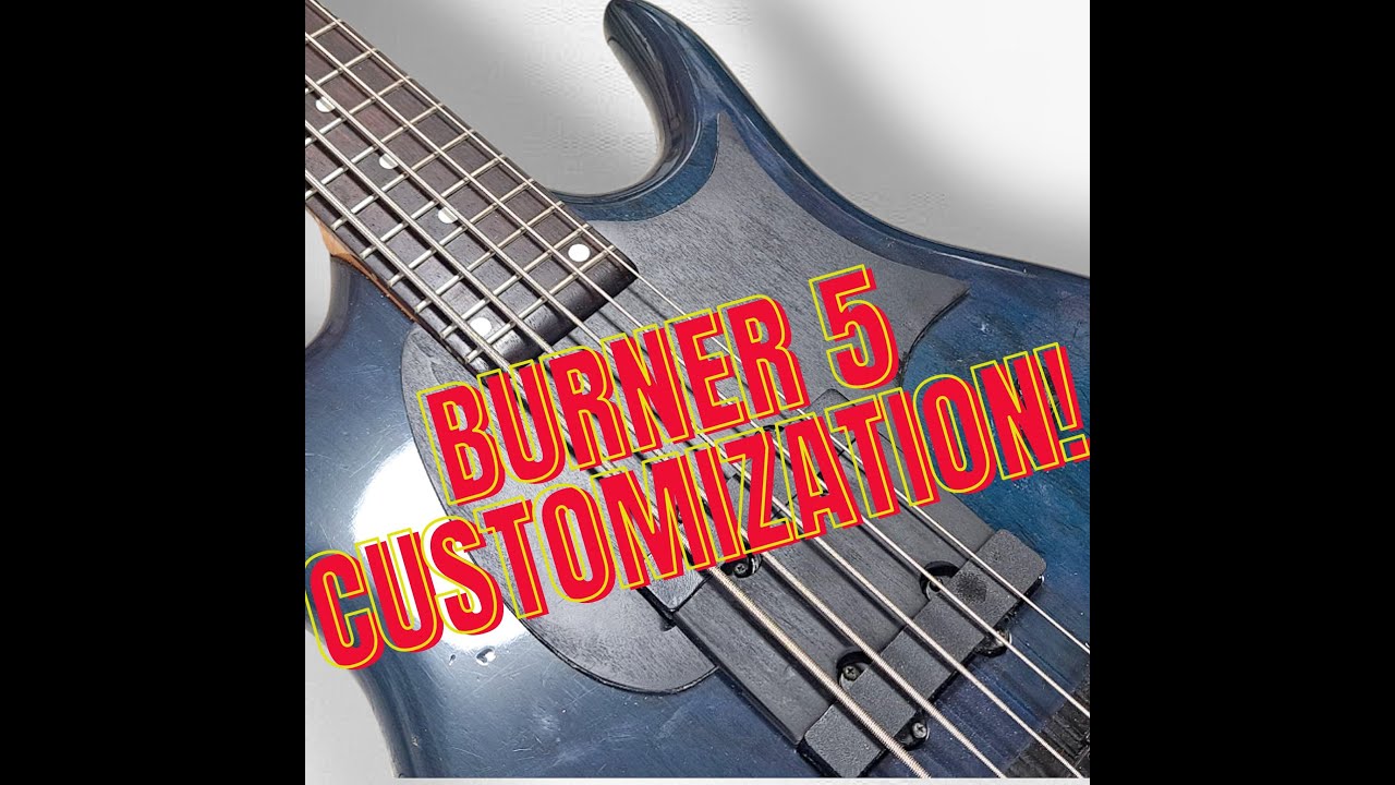 Burning Hot Hand-Made Mods! Ken Smith Burner 5 Customization - Danny Stewart's Bass Secrets
