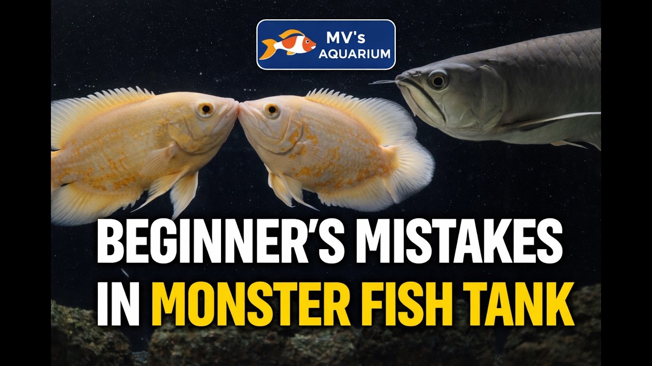 🤯 Beginner’s Mistakes in Monster Fish Tank Setup | Don't Buy Monster ...