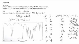 Famous Solving Spectroscopy Problems   Overview pt 4 | Structure of Organic Molecules | Griti Profile