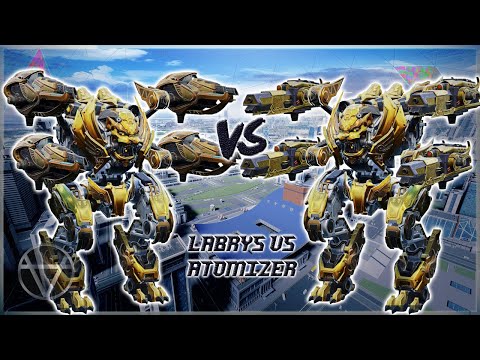 [WR] 🔥 Ivory ATOMIZER VS Quicksand LABRYS – Mk3 Comparison | War Robots