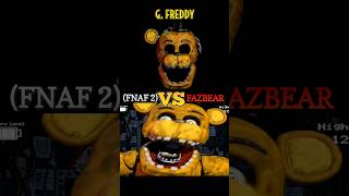UNWITHERED vs UCN (FNAF 2) 😱 #fnaf #vs