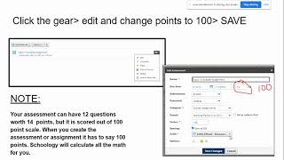 Schoology: Assessment and Assignment Points