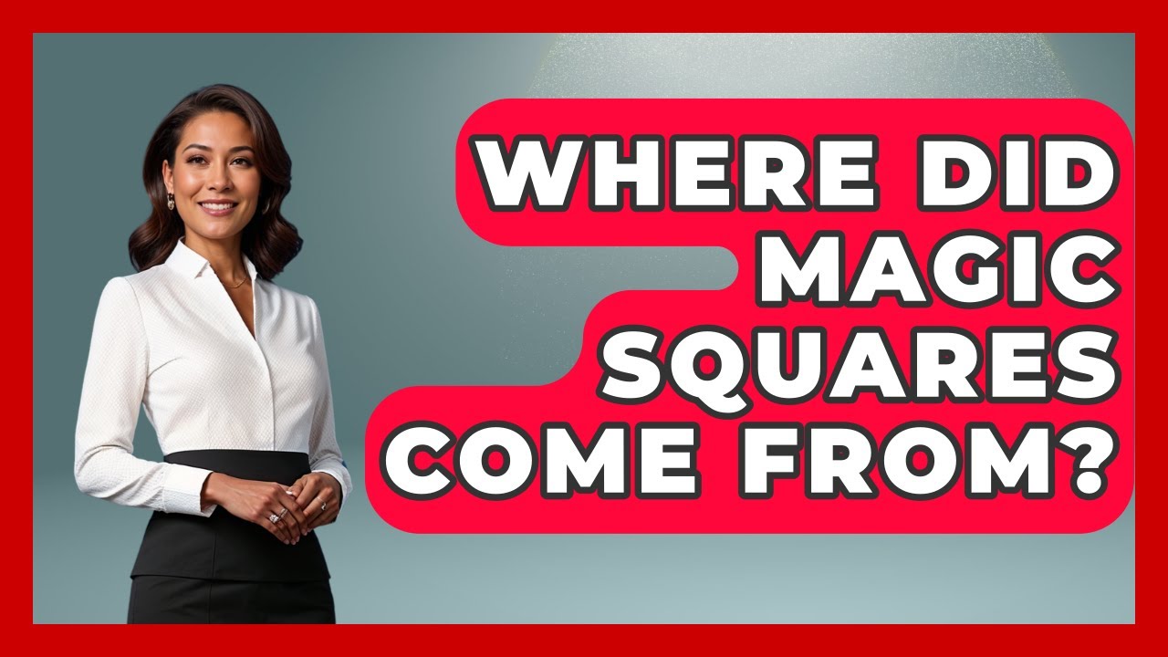 Where Did Magic Squares Come From? - The Numbers Channel