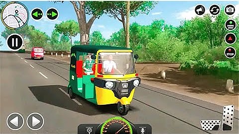 Tuk Tuk Rickshaw Driving Simulator 2023 || City Mountain Auto Driver || Android GamePlay