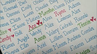 Handwriting name #handwriting #calligraphy #lettering #relaxing