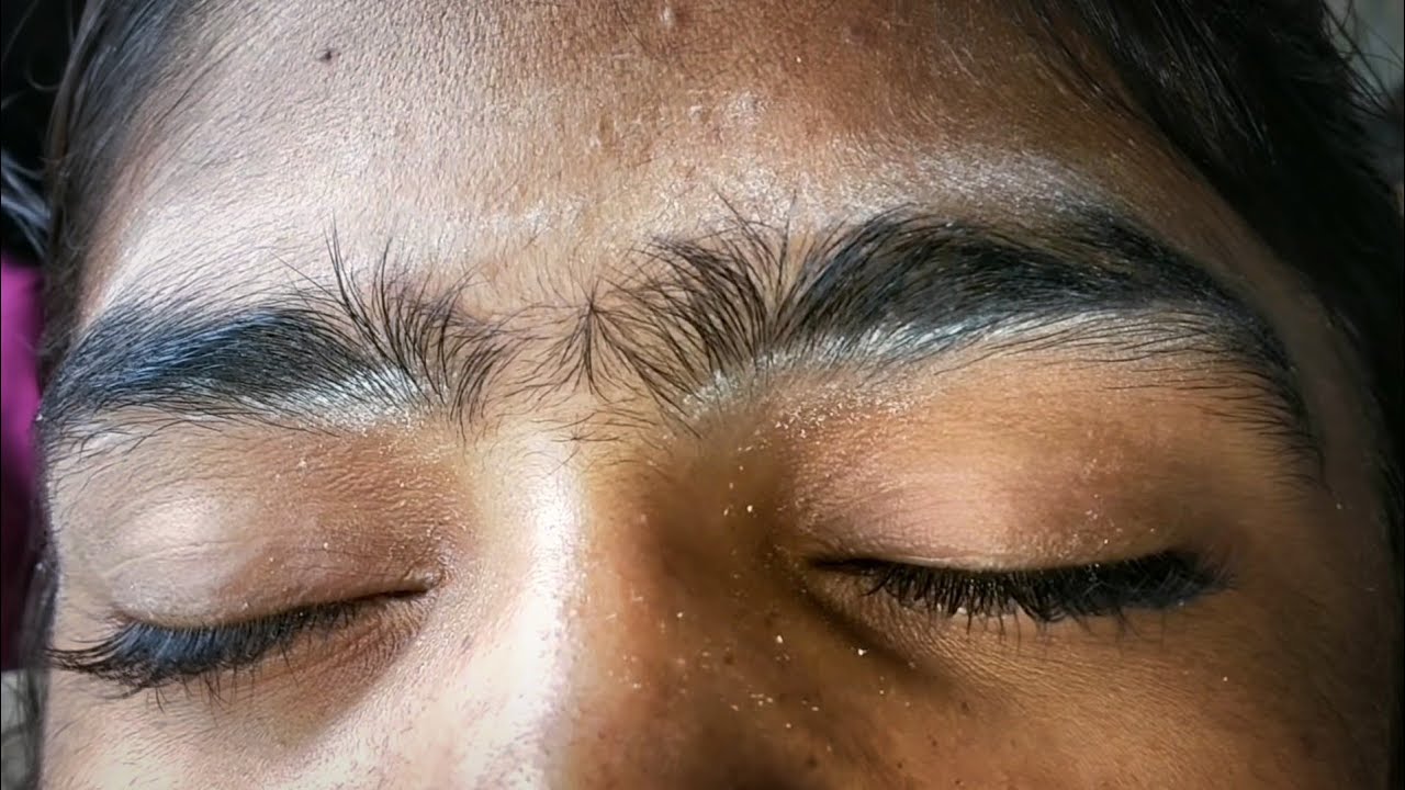 Eyebrows Threading  करना सीखें। | Heavy Hair Growth Eyebrows