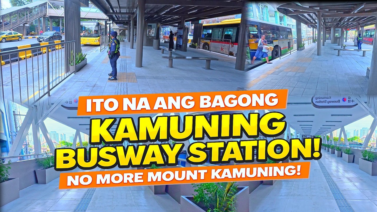 Mat Kamuning WALA NA ANG “MOUNT KAMUNING”! Ito na ang Bagong Kamuning Busway Station ...