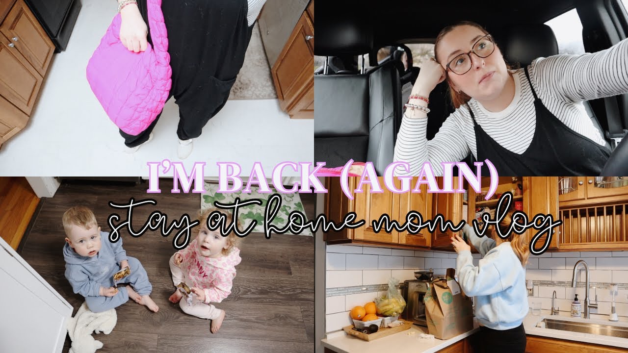 I'M BACK, Two Toddlers, Mom Shaming & Consolidating my Student Loans | Stay at home mom vlog