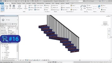 #16|How to create stair by Sketch| In Revit Architecture 2018