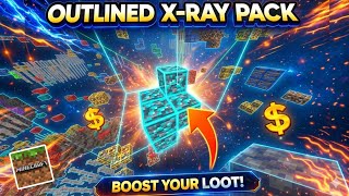 OUTLINED X-RAY TEXTURE PACK FOR MCPE 1.26+ [WORK IN SERVERS] 🔥 screenshot 1