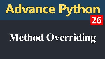 Method Overriding and Method with super in Python (Hindi)