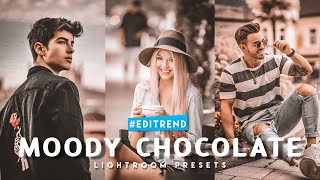 Lightroom Presets Free DNG | Moody Chocolate Photo Editing | Top Presets Free Download | Editrend. screenshot 5
