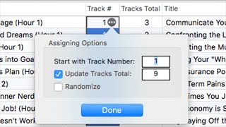 Assign Track Numbers automatically on macOS with Tag Editor by Amvidia screenshot 4