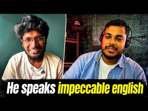 He speaks impeccable english...
