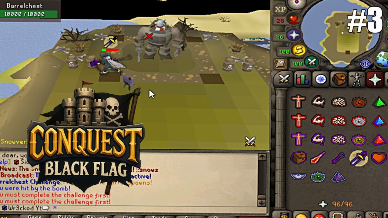 СОЗДАЕМ ПРАЗДНИЧНУЮ РОЖДЕСТВЕНСКУЮ КОМПЛЕКТАЦИЮ НА ЛУЧШЕМ АВТОНОМНОМ RSPS! | #3 (РОЗЫГРЫШ) - Conq...