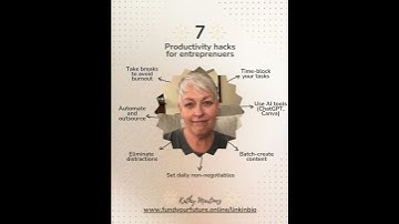 📌 Top 7 Productivity Hacks for Entrepreneurs Want to get more done in less time? ⏳ Try these 7