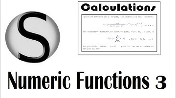 4.12 SMath Studio: Predefined Numeric Functions - Part 3