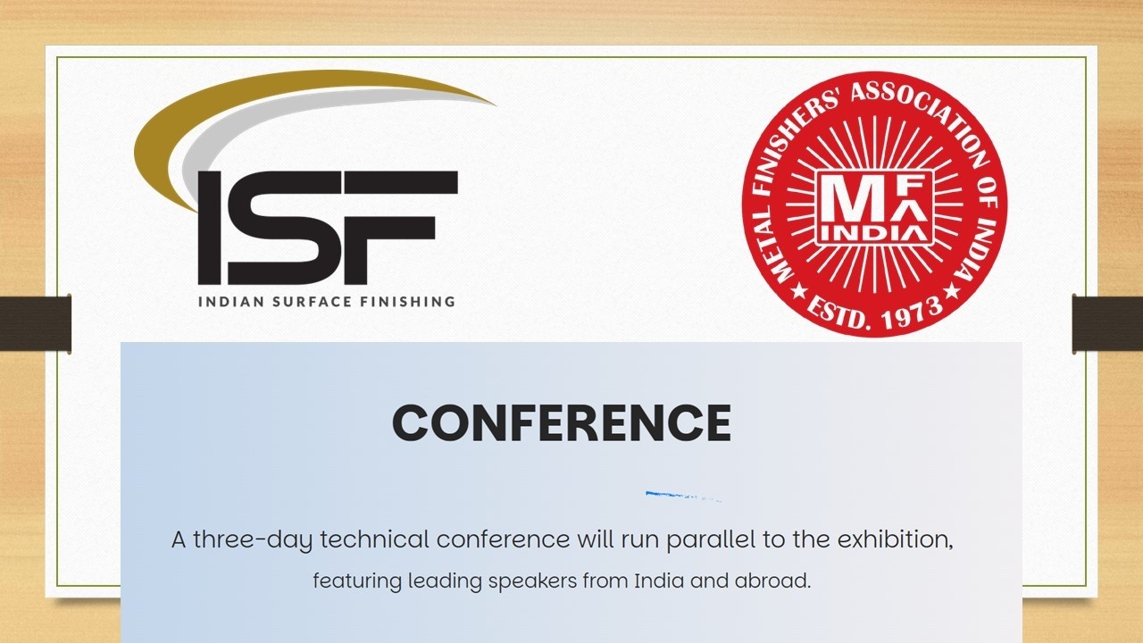 Indian Surface Finishing Conference – Sustainable Tech & Advanced Surface Engineering | Day 2