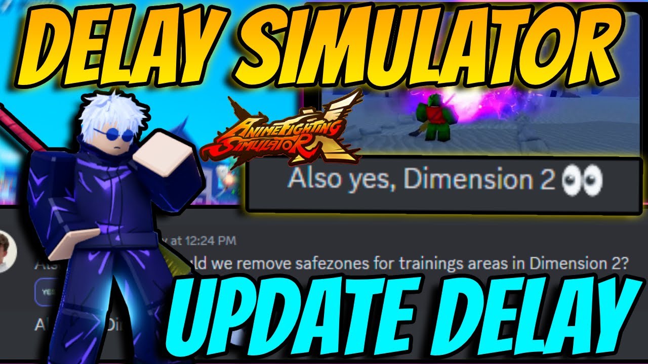 Anime Fighting Simulator Update 5 Delayed! (NEW RELEASE DATE)