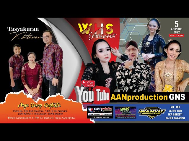 🔴Live Tasyakuran Khitan ARGA  05 AGUSTUS 22  - WHS Production - WAHYU Soundsystem SEASON 2 class=