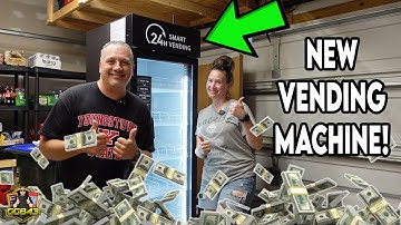 We Got A NEW HAHA AI SMART COOLER VENDING MACHINE!!!