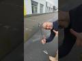 S#067-1 Unclogging a storm drain on a parking space after rain in Germany, #shorts thumbnail