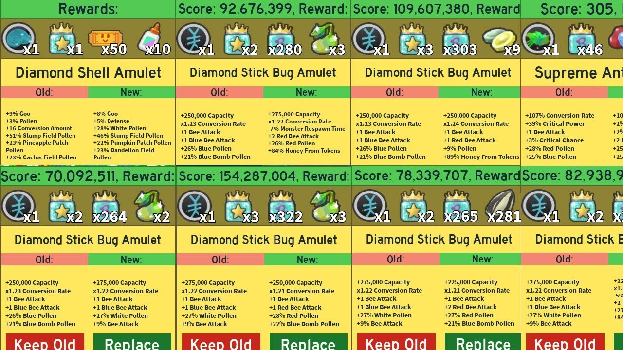 Need A Better Amulet Join Us Bee Swarm Simulator Roblox - diamond star amulet 30 unique gifted bee types roblox