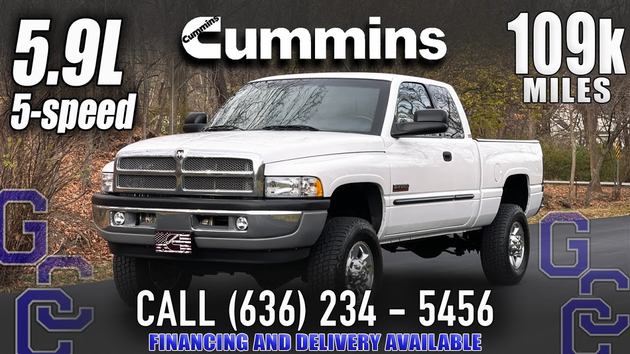 Manual 5 9 cummins for sale 2002 dodge ram 2500 5 speed 4x4 diesel