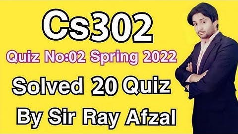 Cs302 quiz 2 spring 2022|Cs302 quiz 2 2022||Cs302 quiz 2 solution 2022|Cs302 quiz 2022|Cs302 quiz 2