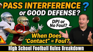 Pass Interference...How Much Contact Is Too Much?