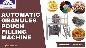 Automatic Granules Packing Machine with Multi-Head Weigher | Bucket Elevator System