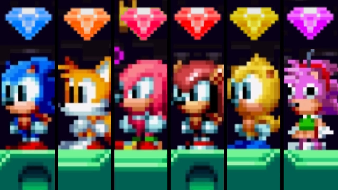 Sonic Mania Plus   All Baby Characters  Super Forms