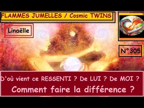 FLAMMES JUMELLES  ❦ Comment identifier les RESSENTIS énergétiques entre JUMEAUX ? ?  - N°305 - ❦