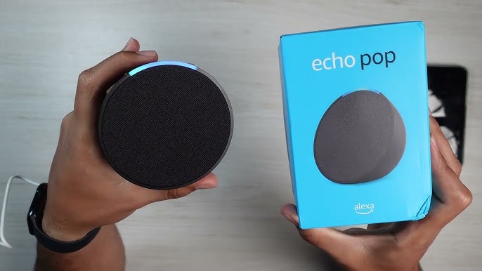 Echo POP - a MINI CAIXA de SOM inteligente com ALEXA! Unboxing e  Impressões 