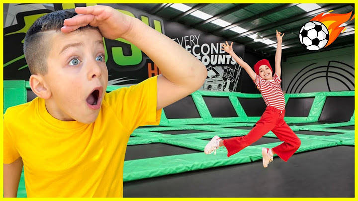 Trampoline Park and Fun Adventure with Friends ⚽️ Dodgeball at Indoor Trampoline Park for Kids