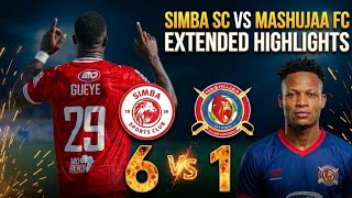 SIMBA SC 6-1 MASHUJAA FC EXTENDED HIGHLIGHT ⚽️⚽️