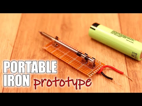 Battery Portable Soldering Iron | Power, Tests, Thermocouple, Amplifier