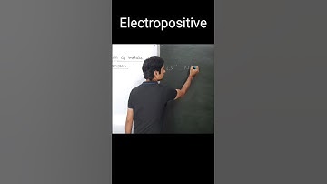 #shorts #chemistry | Electropositive nature