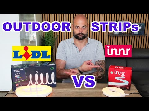 Lidl Livarno Home 5m ZigBee Outdoor LED Strip im Test und Vergleich gegen  den INNR 2m Outdoor Strip - YouTube