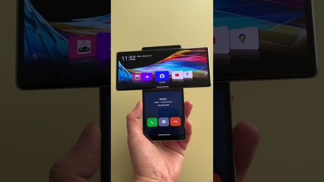 LG Wing Incoming Calls
