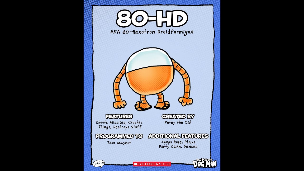 Dog Man's 80-HD Plush