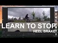 The best way to stop on inline skates